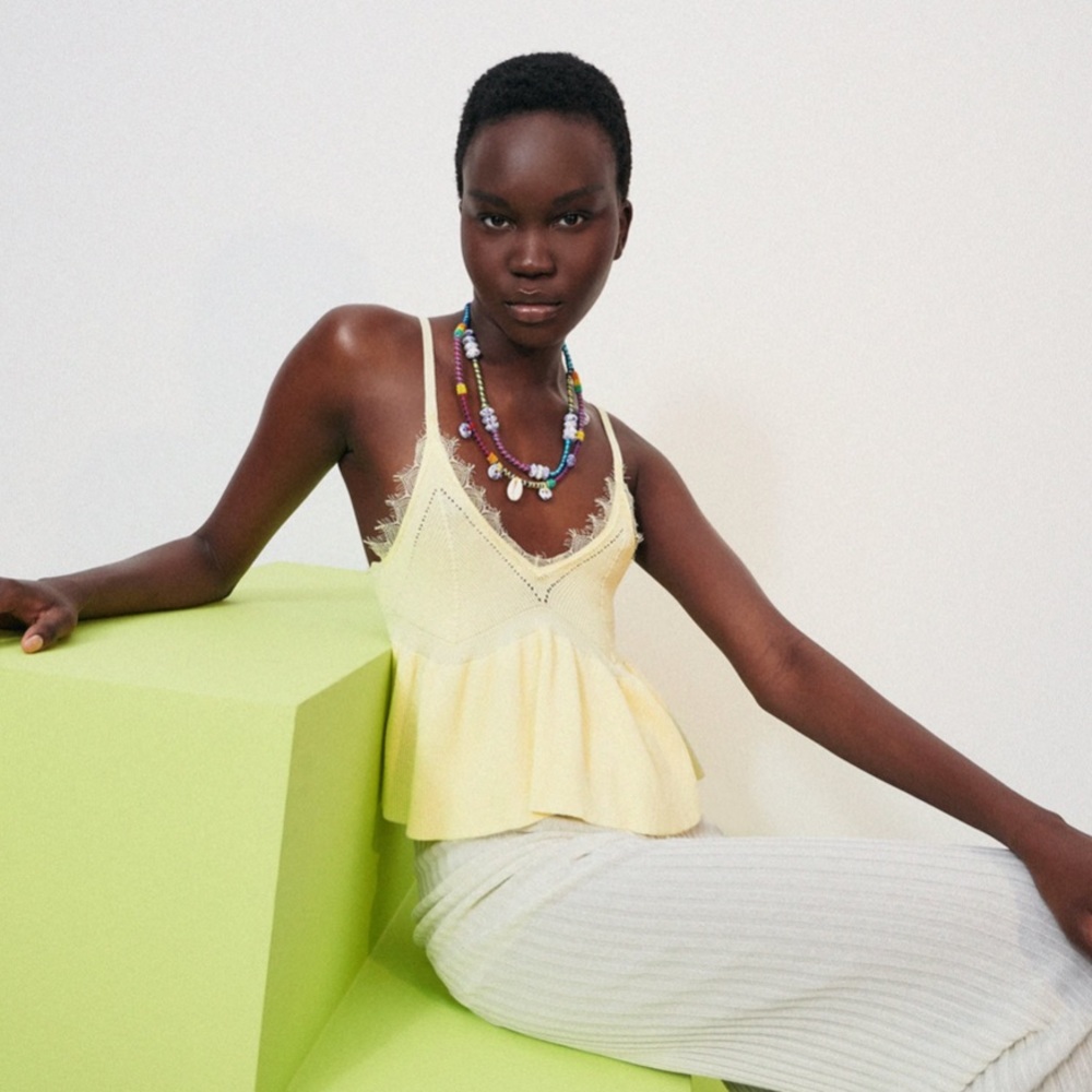 COPY - Zara knit tank top!